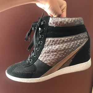COACH wedge sneakers
